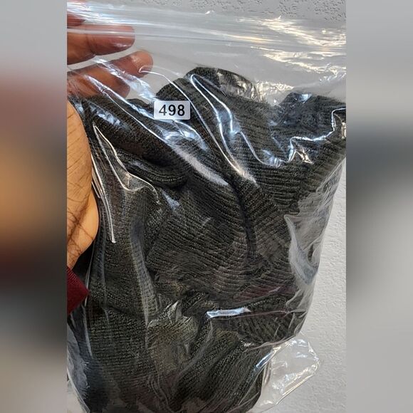 Scoop Olive Green Cozy Green Ballon Sleeves Sweater Size L - Picture 9 of 9